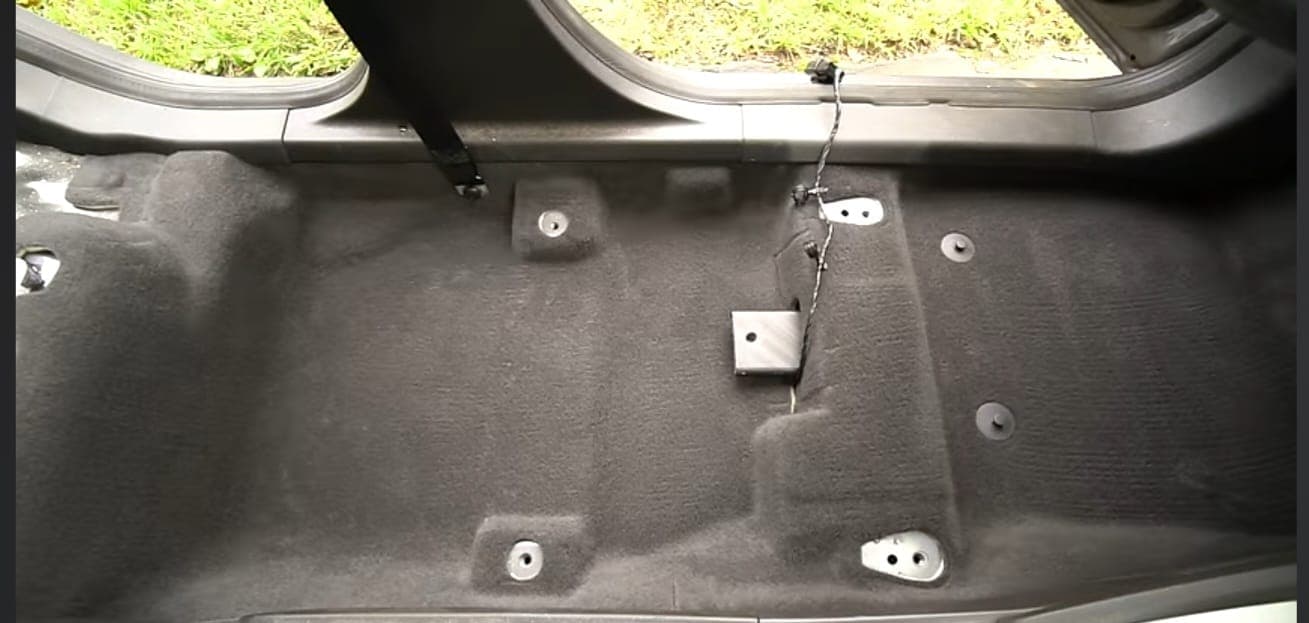 Interior seat cleaning - After