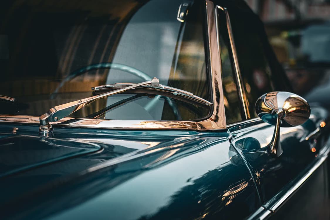 Detailed vehicle with polished chrome and paintwork